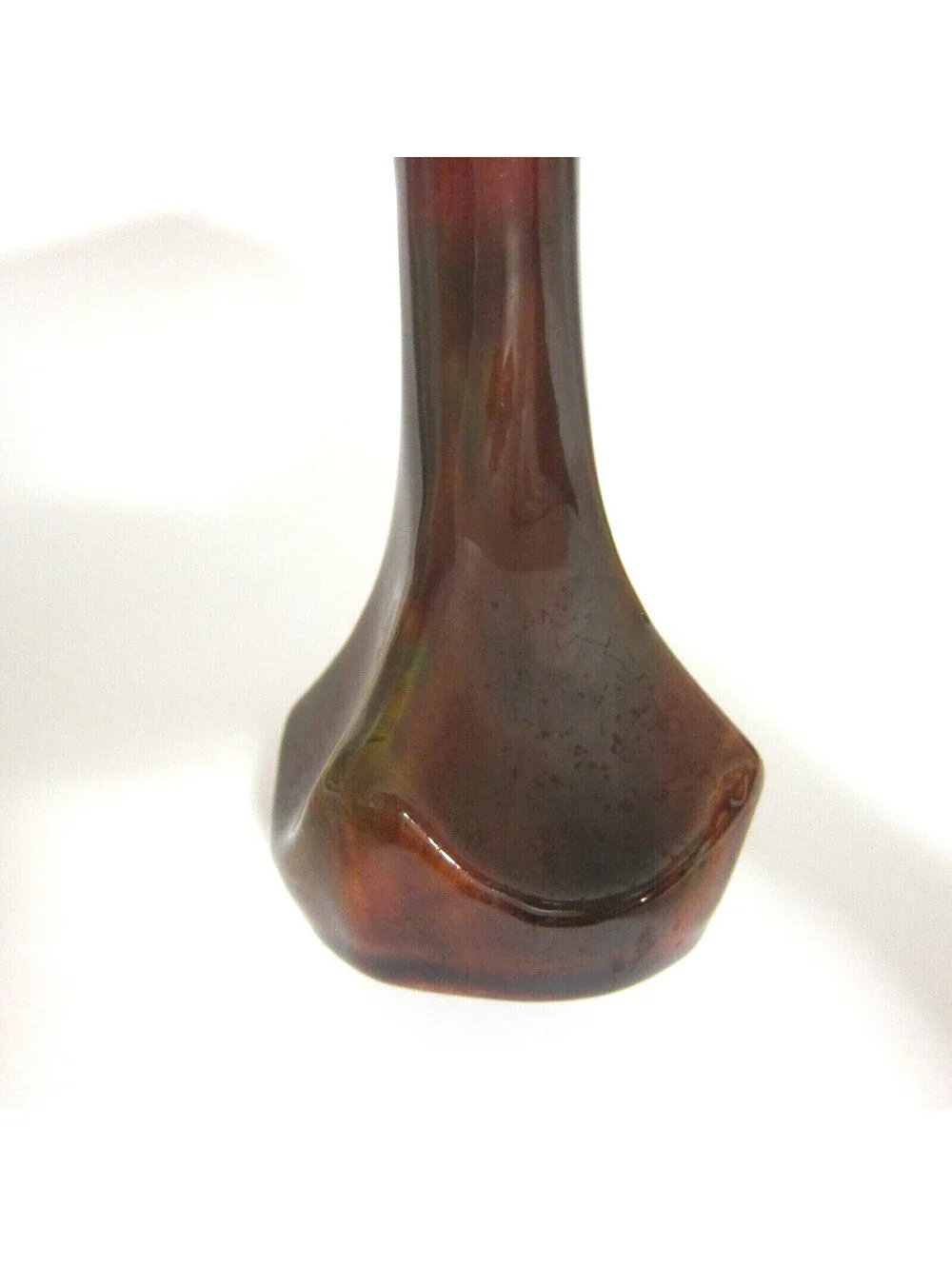 Antique Rockingham Glaze Art Pottery Bud Vase 5.5